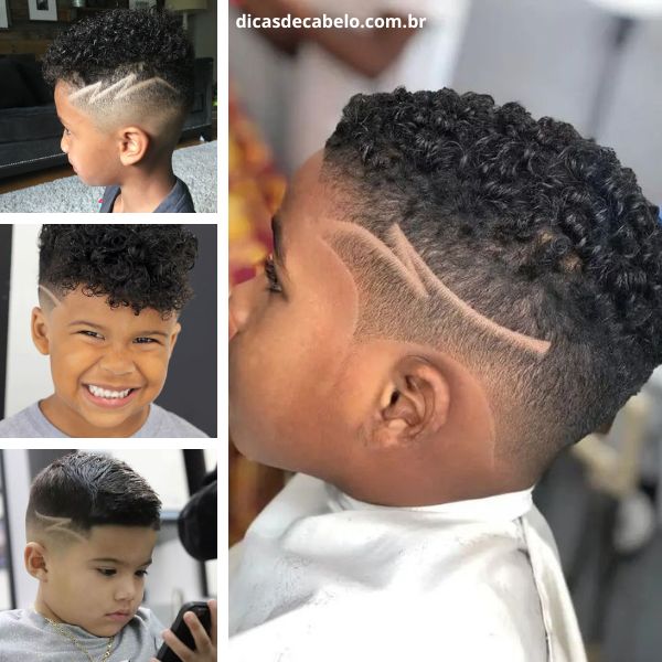 riscas no cabelo