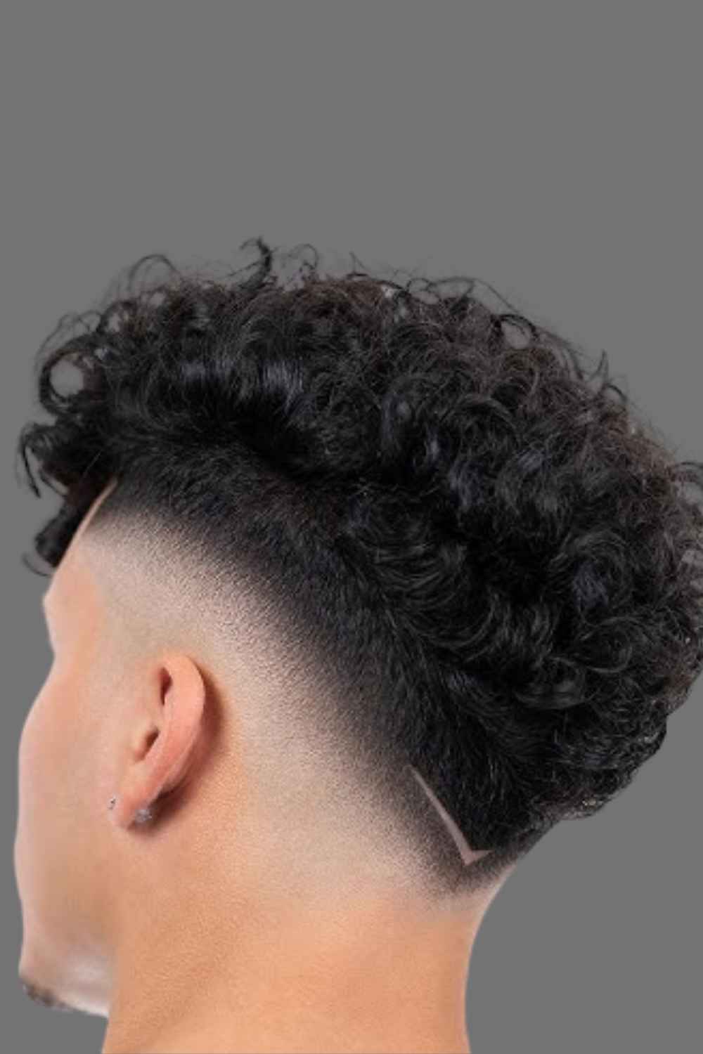 fade em v masculino