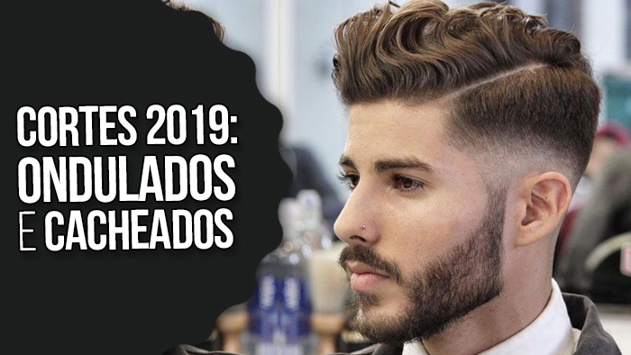 corte masculino para quem tem entradas cacheado