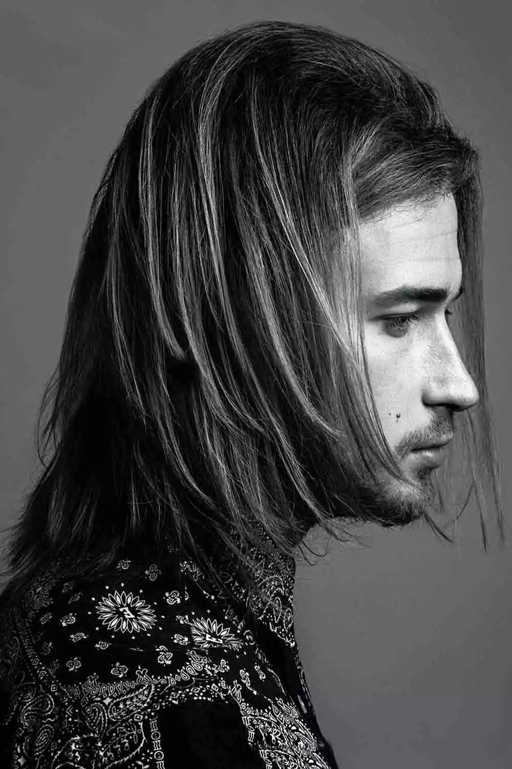 corte masculino para cabelo ondulado longo