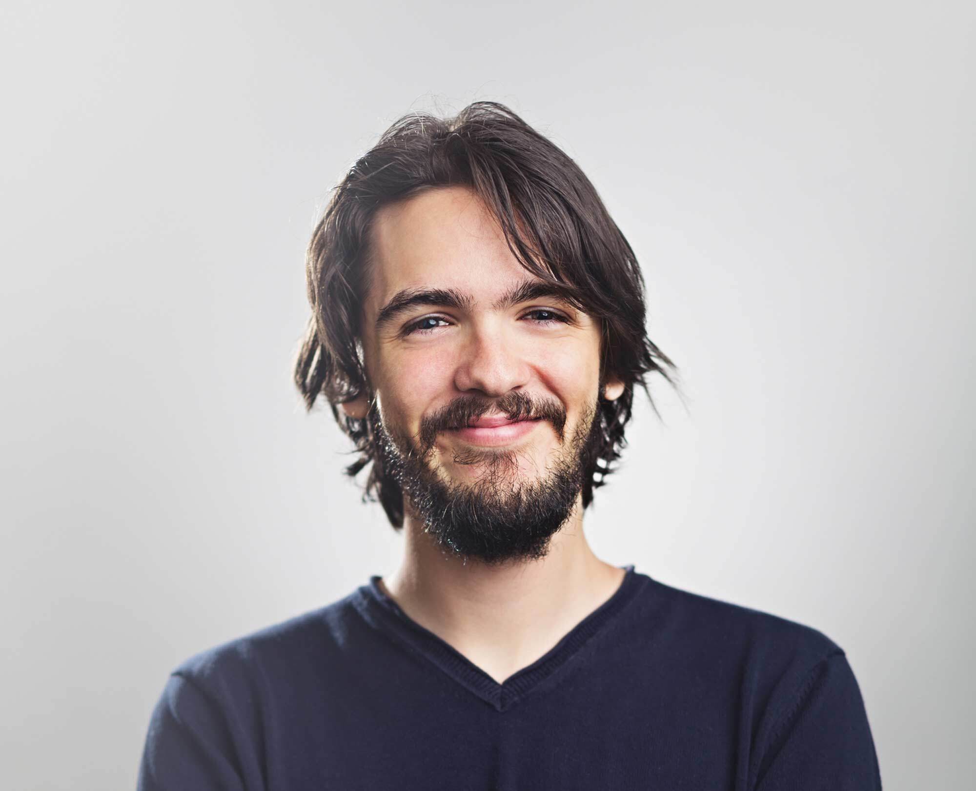 corte masculino para cabelo liso longo