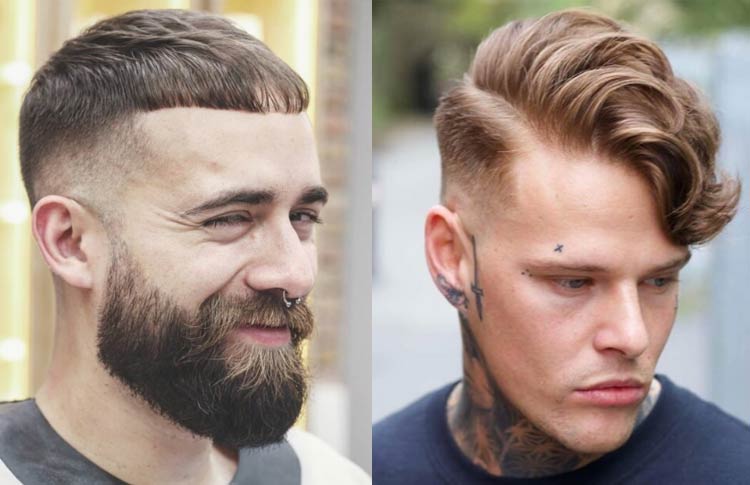 cabelo masculino longo com barba