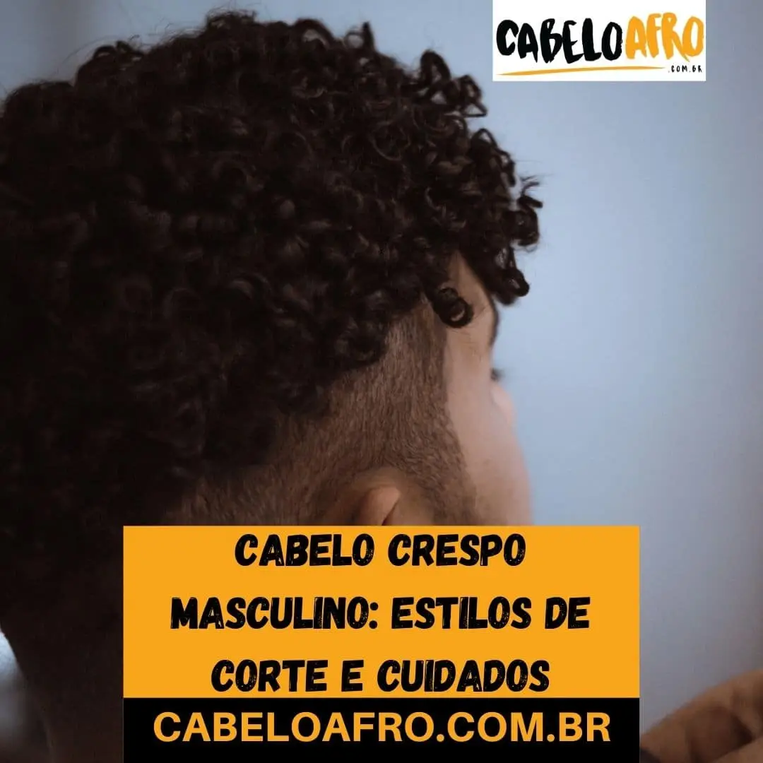 corte de cabelo de cria masculino crespo