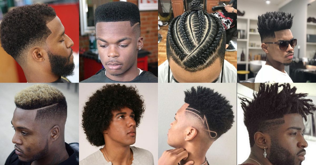 corte masculino cabelo crespo médio