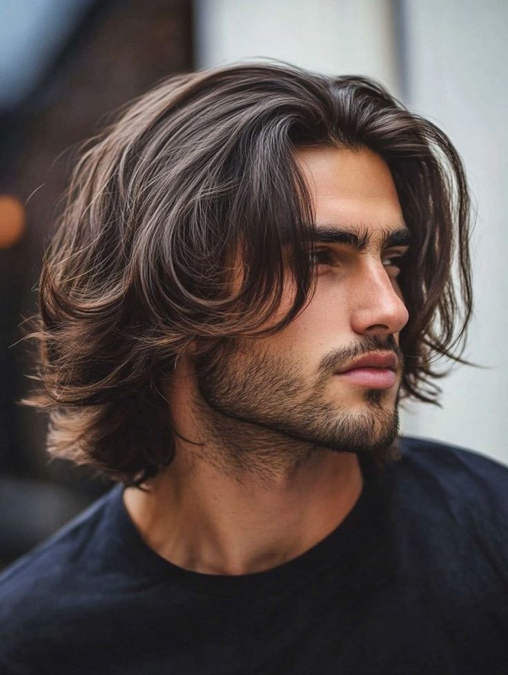 cabelo masculino crespo longo