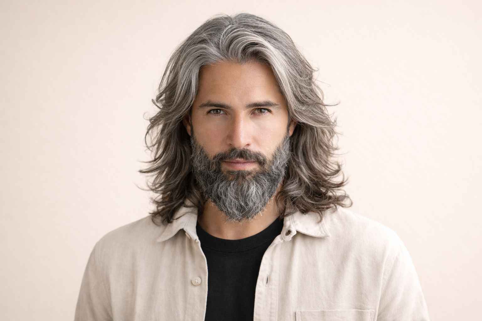 cabelo masculino cacheado longo