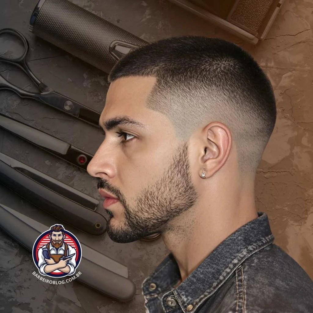 tendências cabelo masculino curto