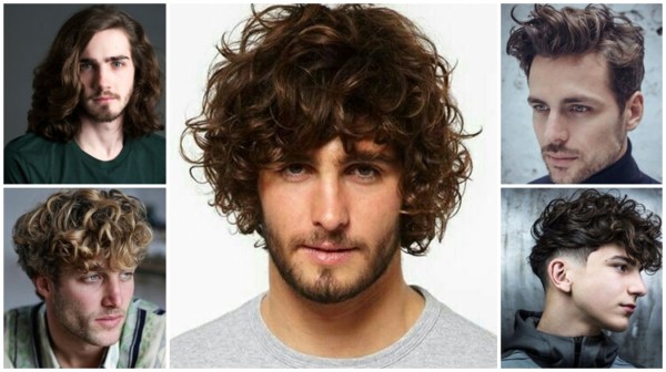 corte degradê cabelo ondulado homem