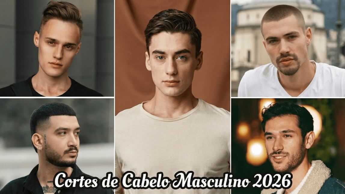 cortes de cabelo masculino 2026