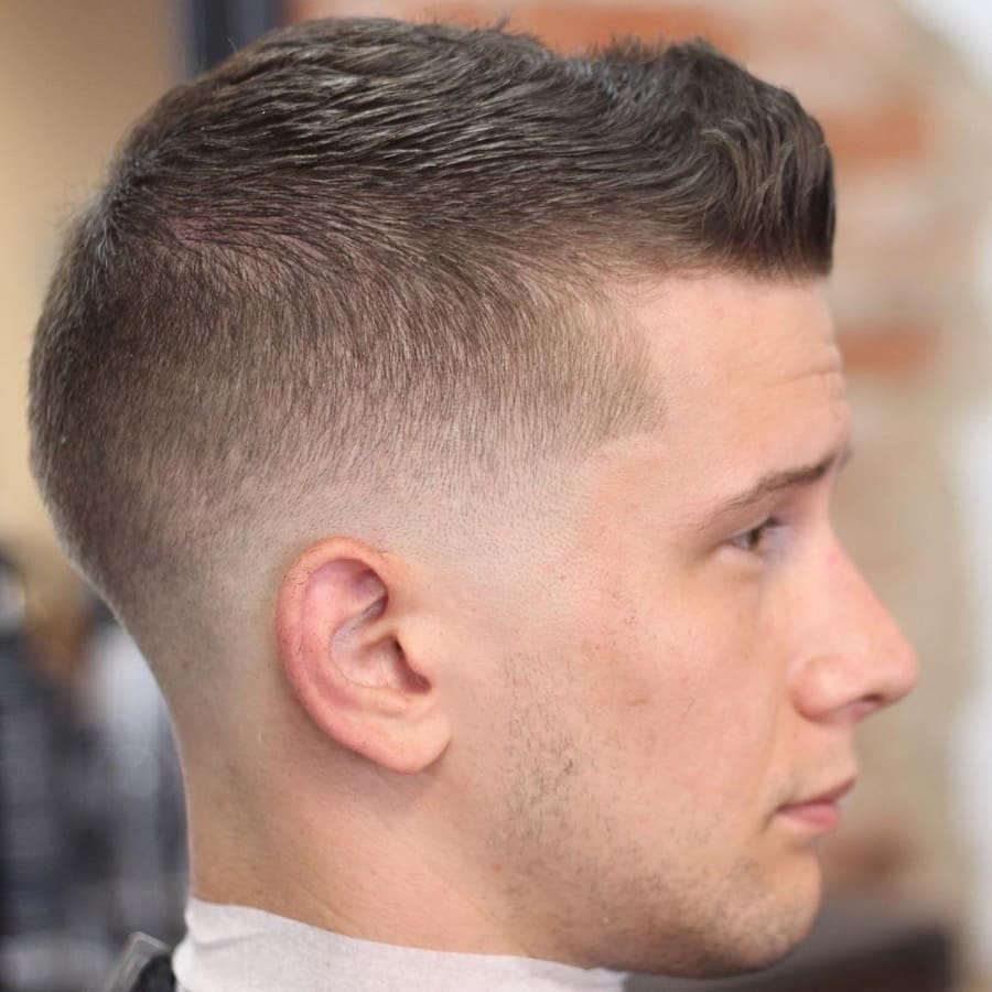 corte com franja masculina