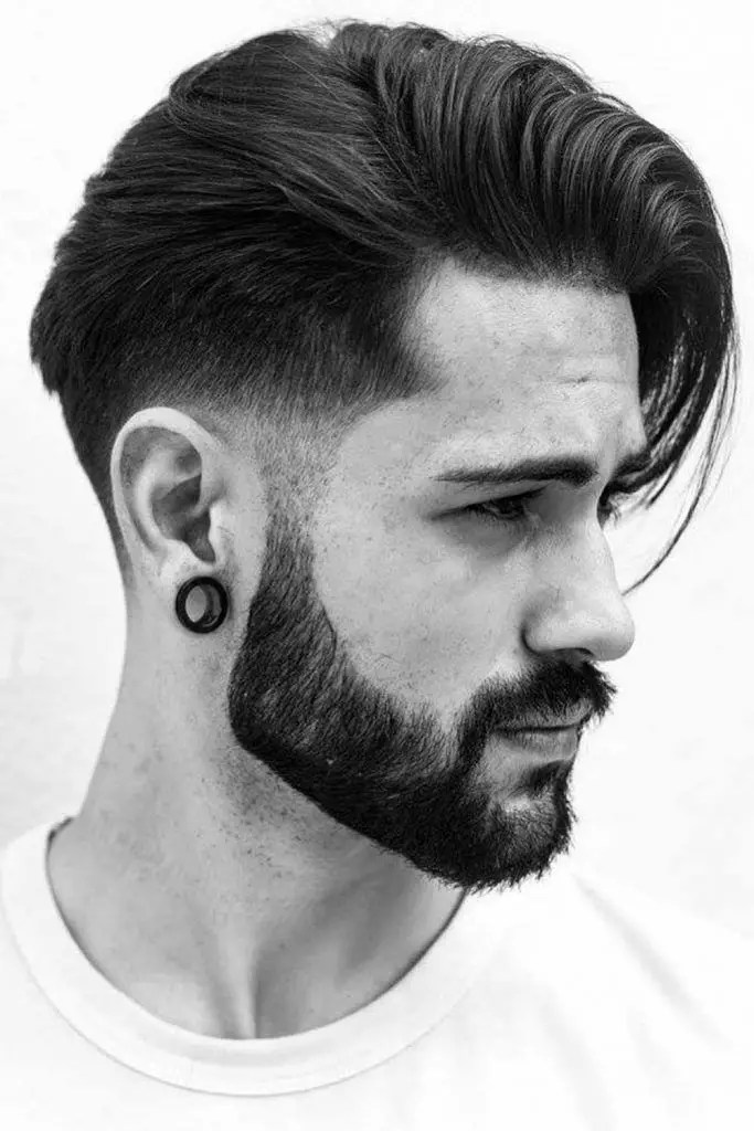 cabelo liso masculino médio como estilizar