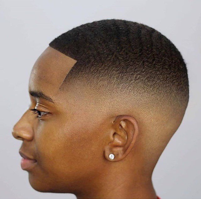corte degradê cabelo preto