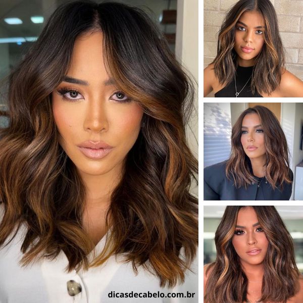 cabelo para rosto coração