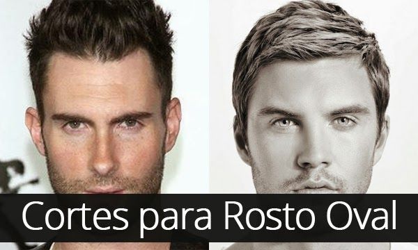 melhores cortes para rosto oval masculino