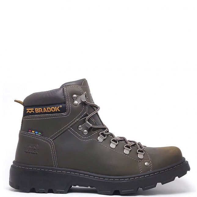 coturno Bradok masculino couro