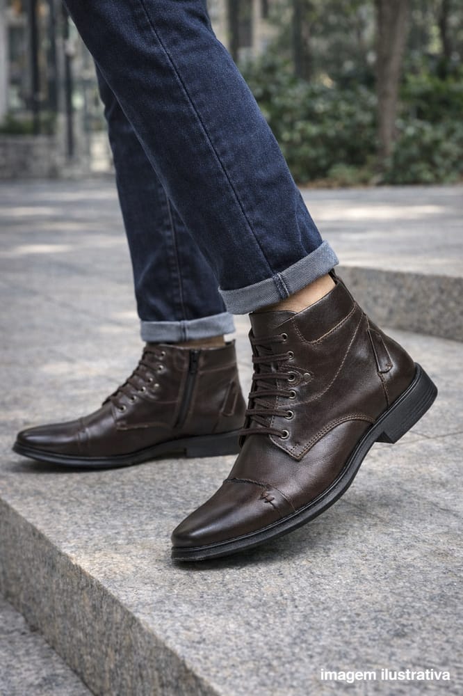 coturno militar masculino