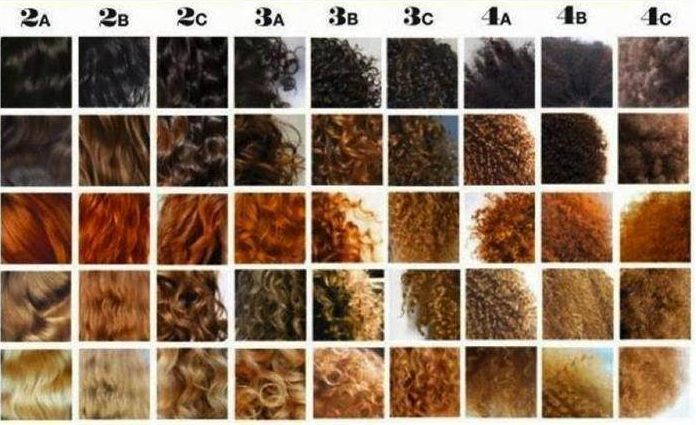 classificação curvatura cabelo