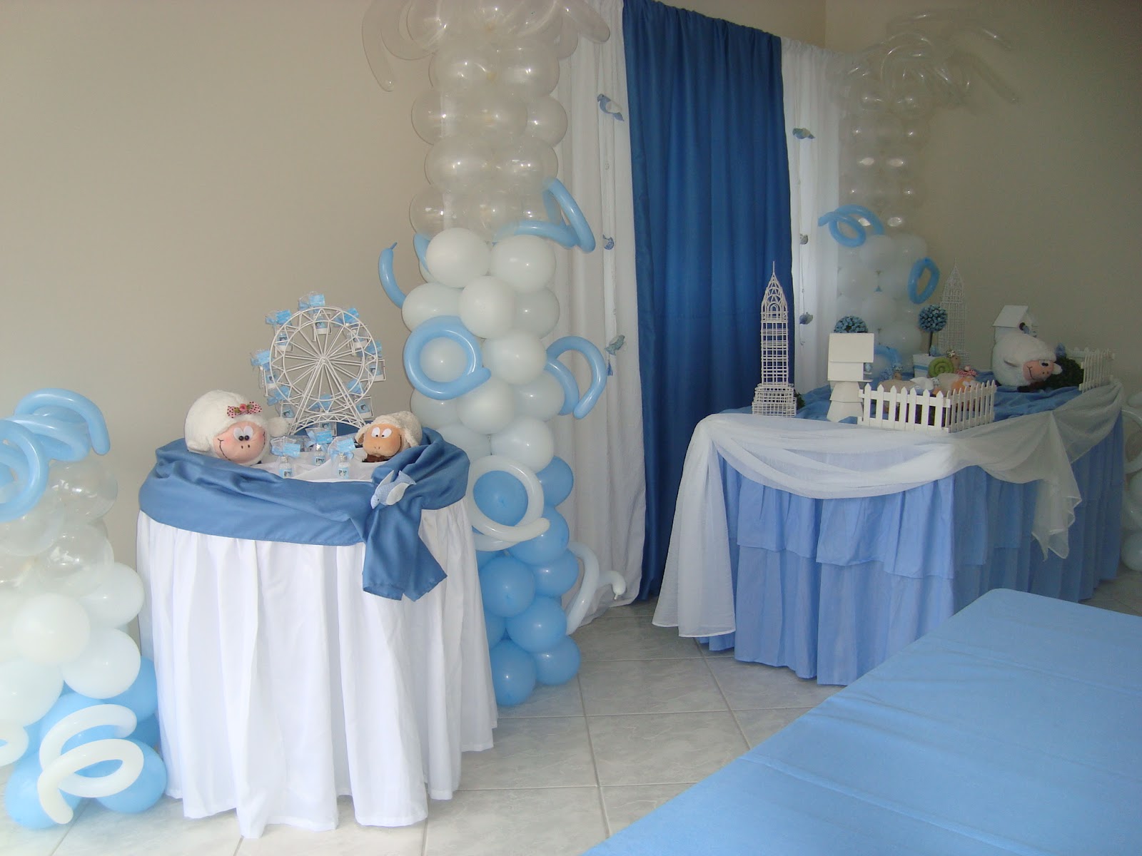batizado menino tema anjo
