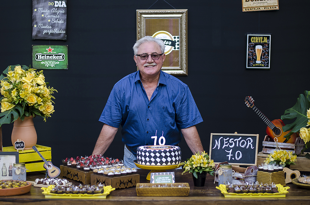 inspiração festa 70 anos homem