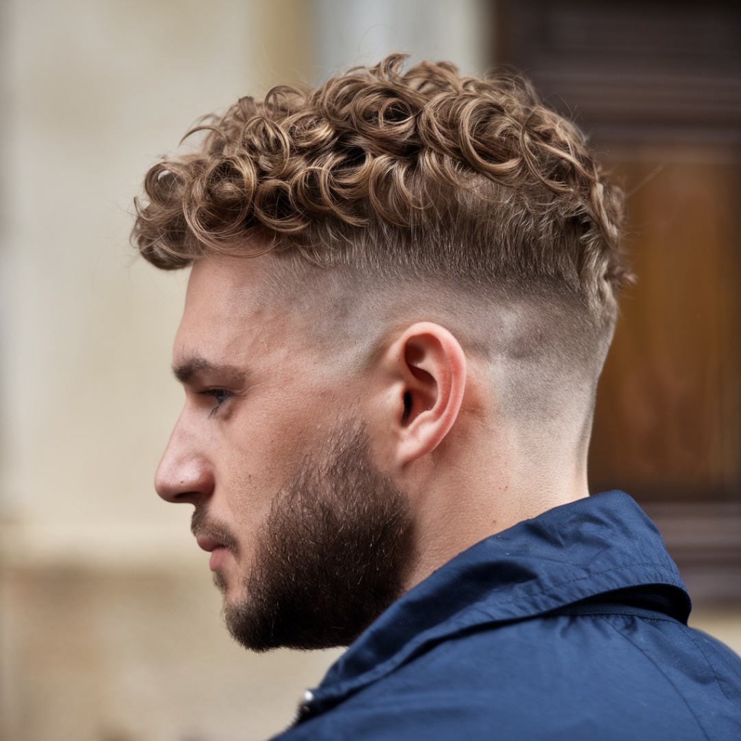 risco cabelo cacheado masculino