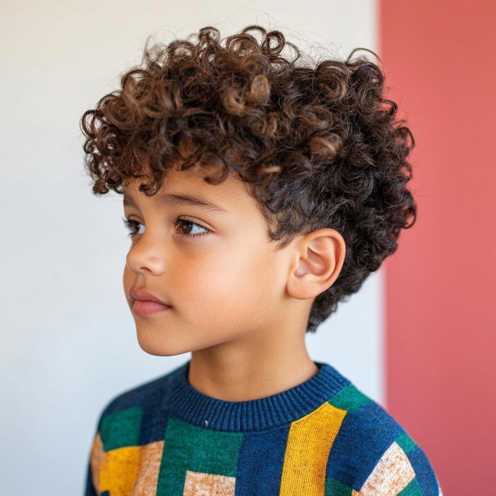 ideias de riscos para cabelo cacheado