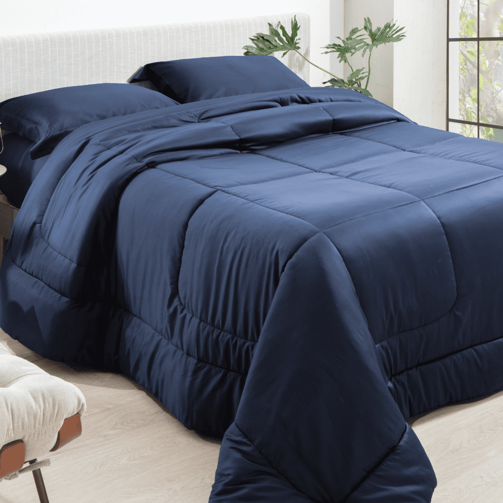 Edredom masculino estampas geométricas