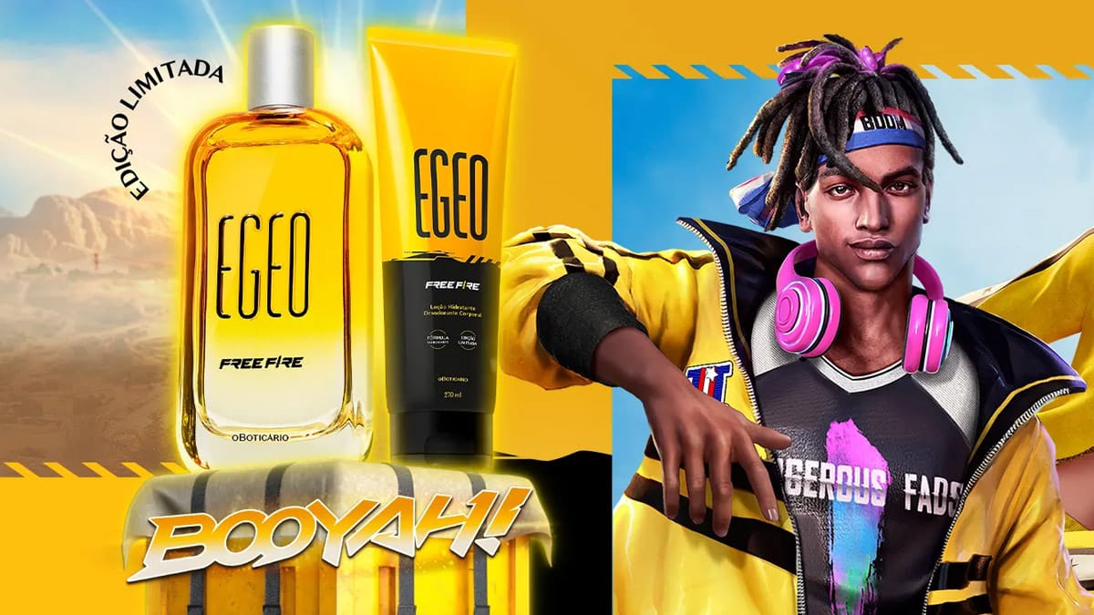 Perfume Egeo Free Fire para homem ou mulher
