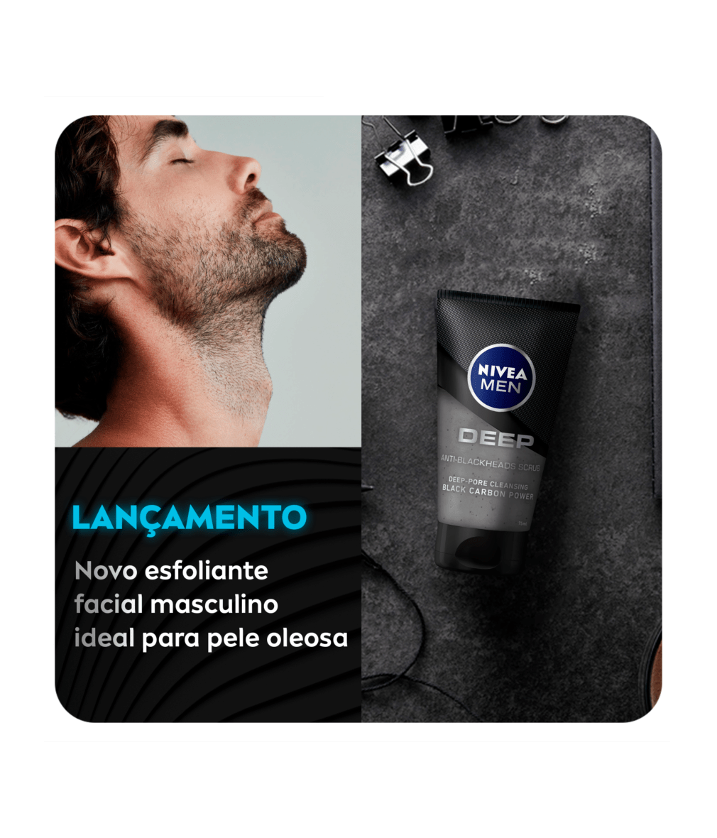 esfoliação facial masculina