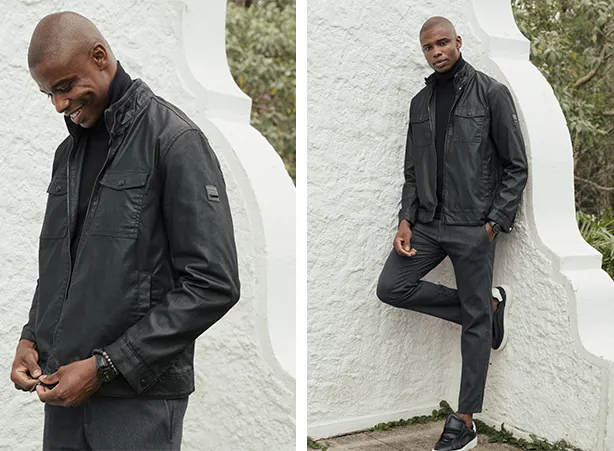 como montar look all black masculino