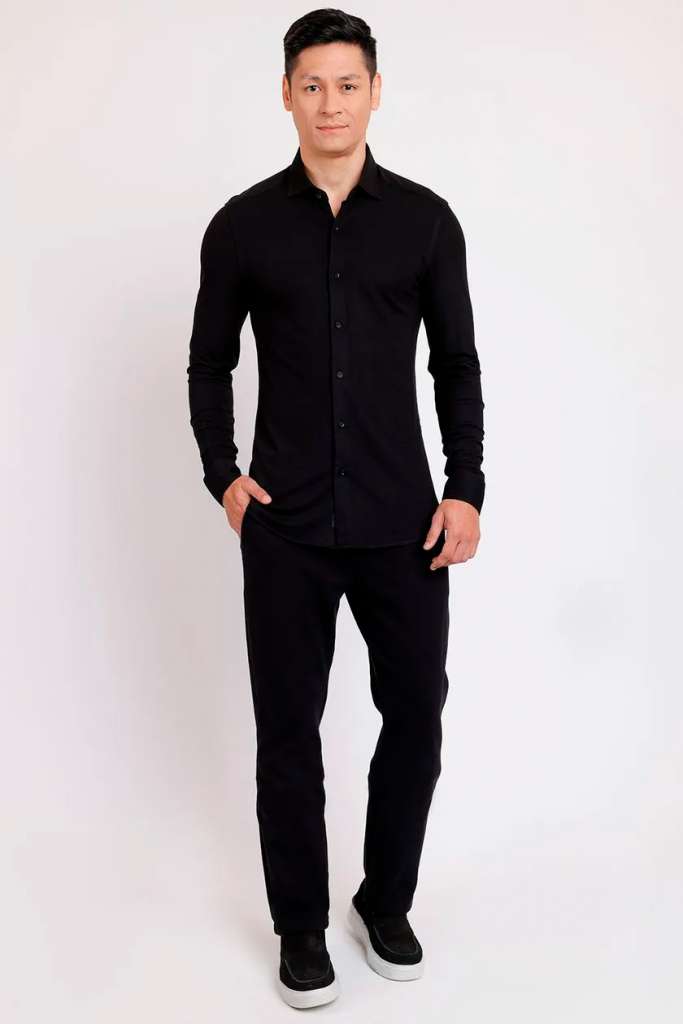 traje esporte fino all black