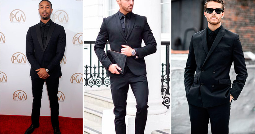 looks monocromáticos masculinos