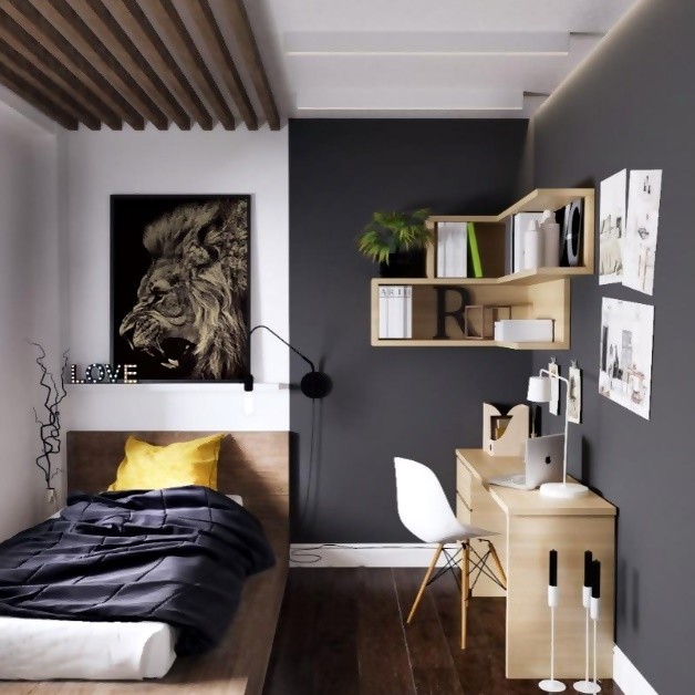 quarto masculino industrial