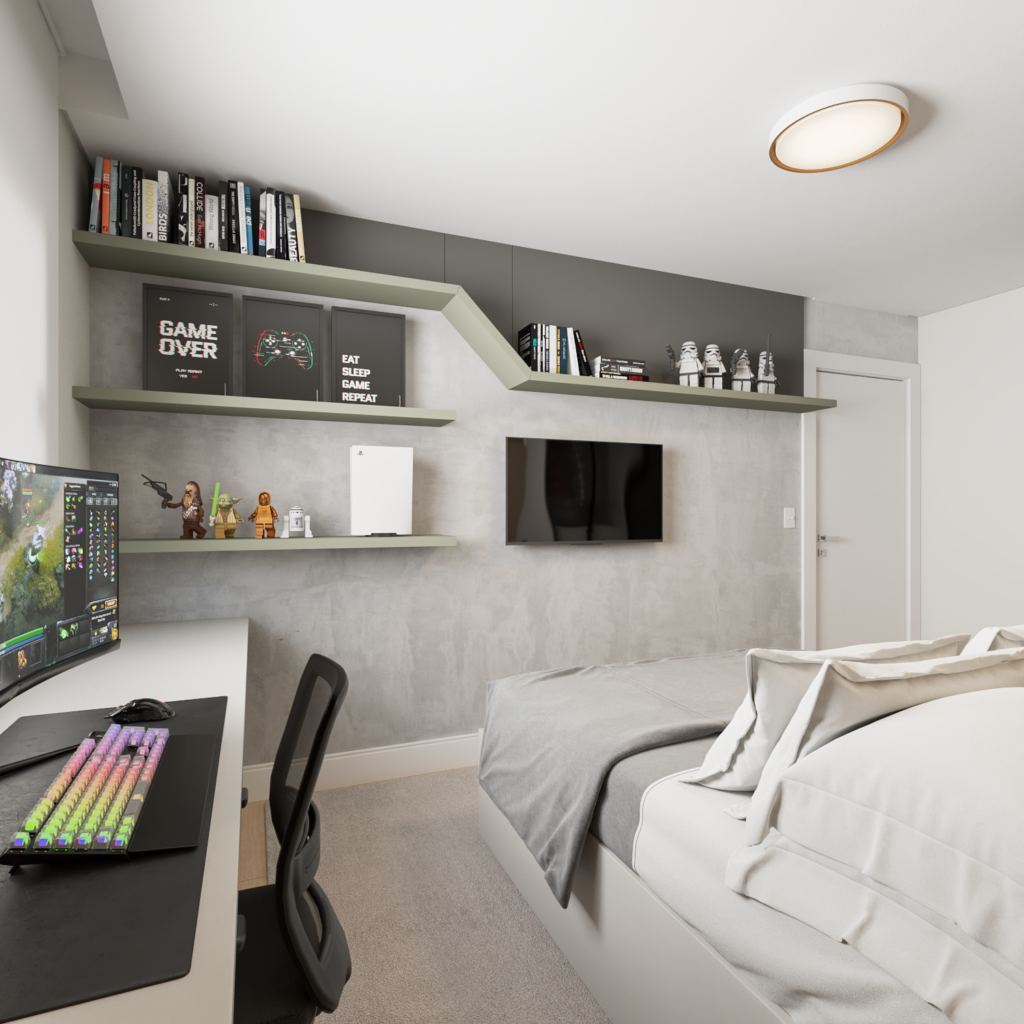 organização quarto masculino