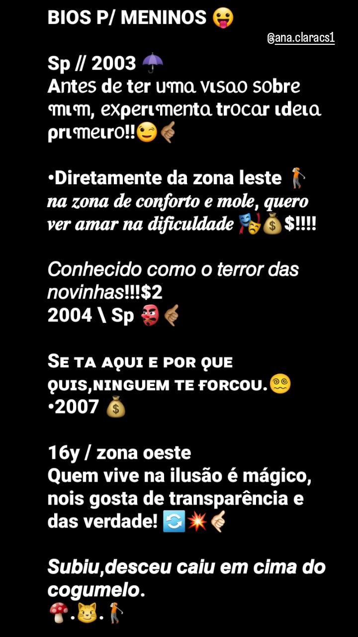 bio instagram masculino autenticidade