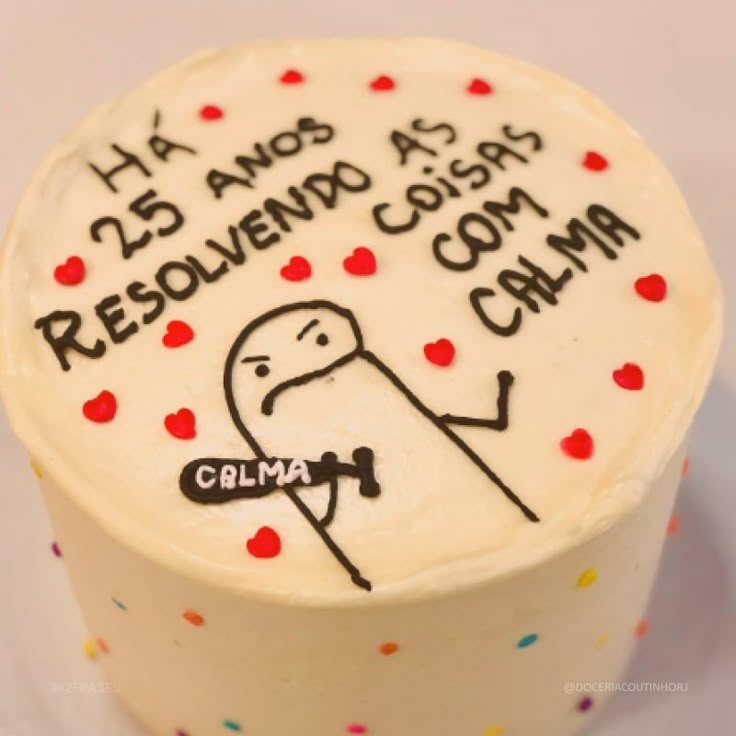 textos divertidos para bolo de aniversário homem
