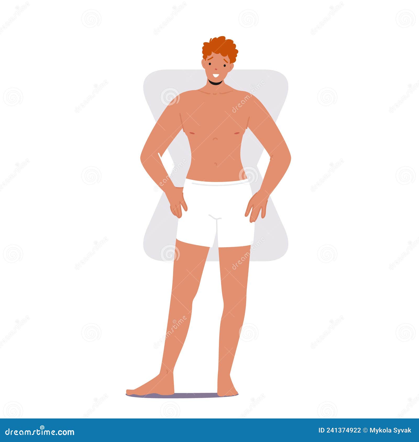 homem corpo triângulo