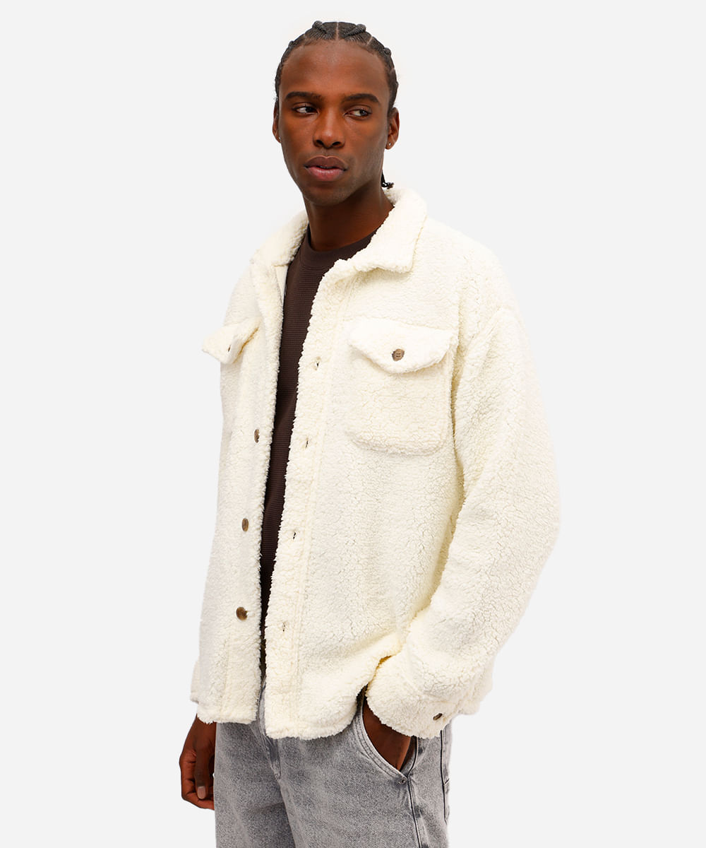 jaqueta branca masculina