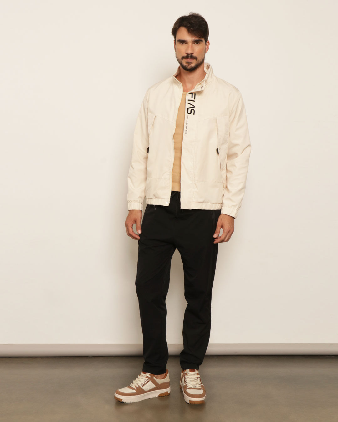 jaqueta off white masculina barata
