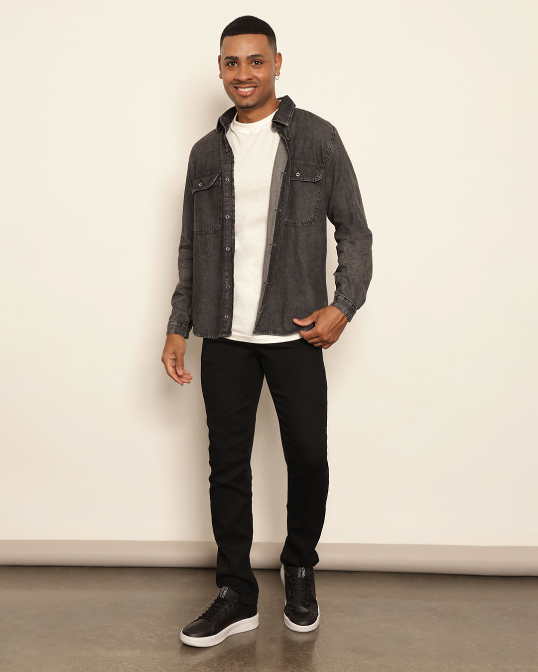 jeans escuro homem