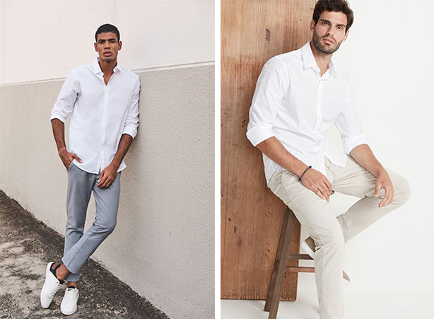 como usar camisa social masculina no dia a dia