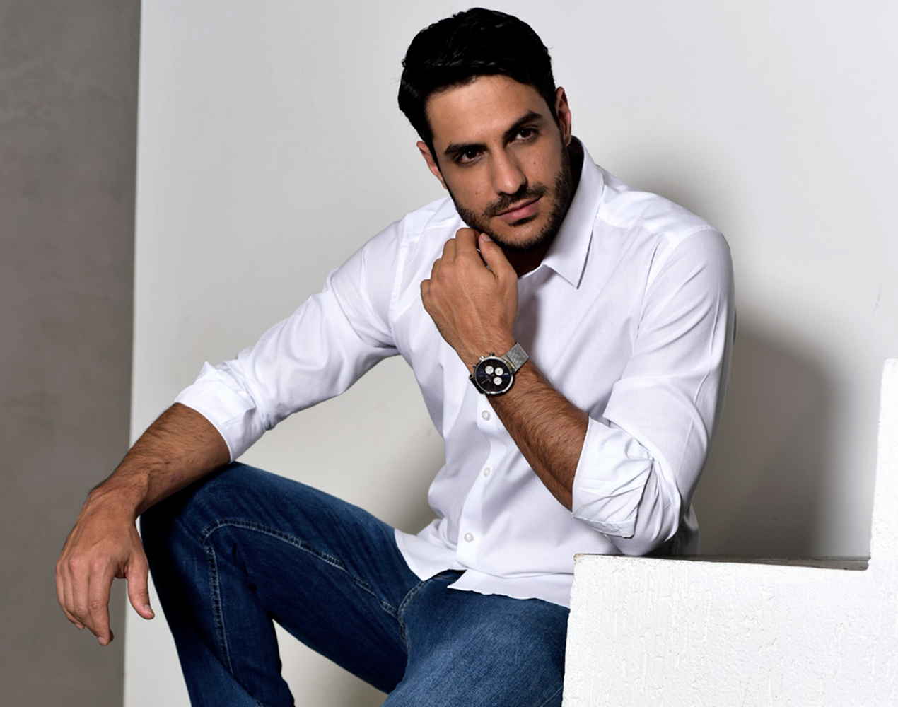 looks com camisa social masculina e jeans