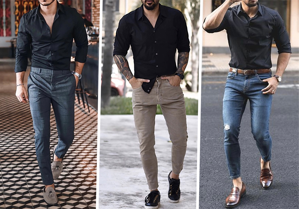 estilos de camisa social masculina