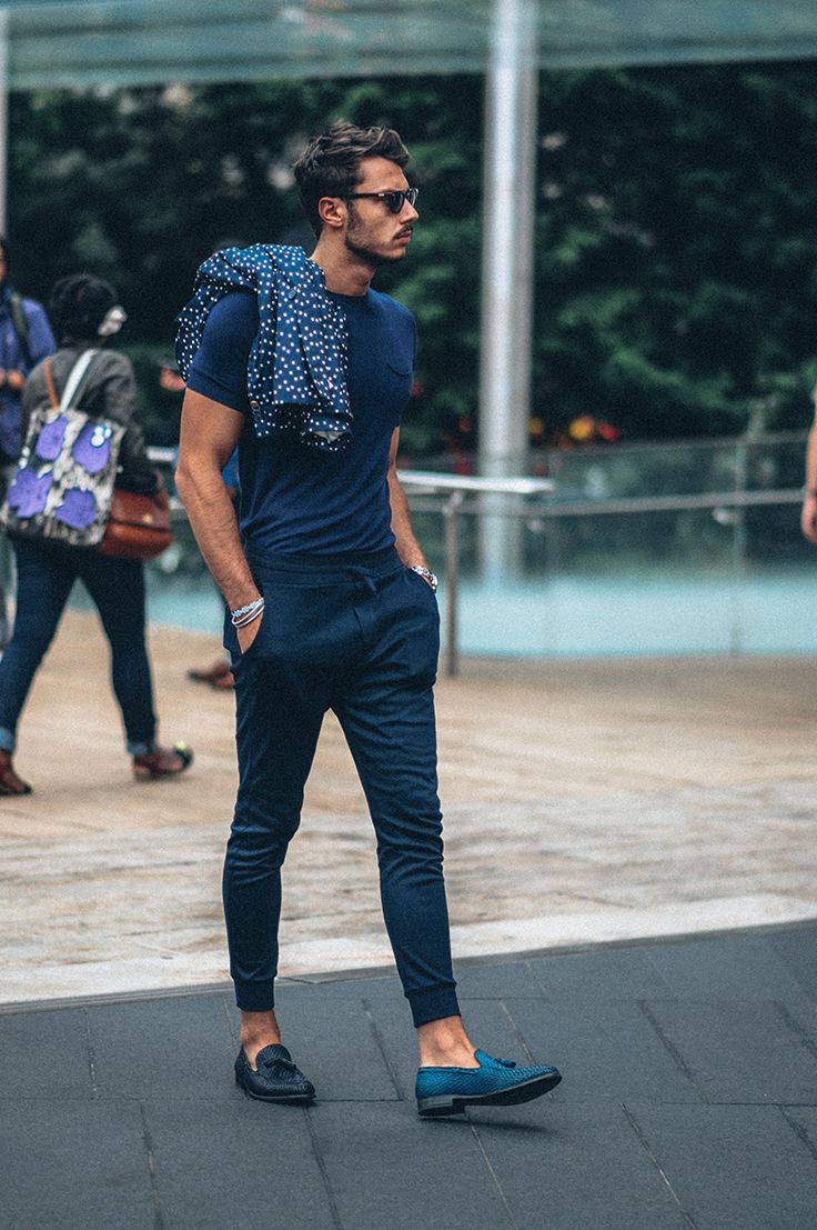 tendência calça jogger masculina