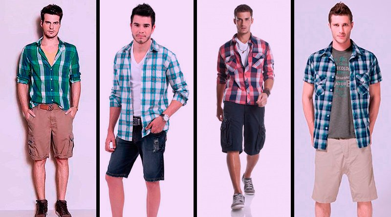 como usar camisa xadrez masculina