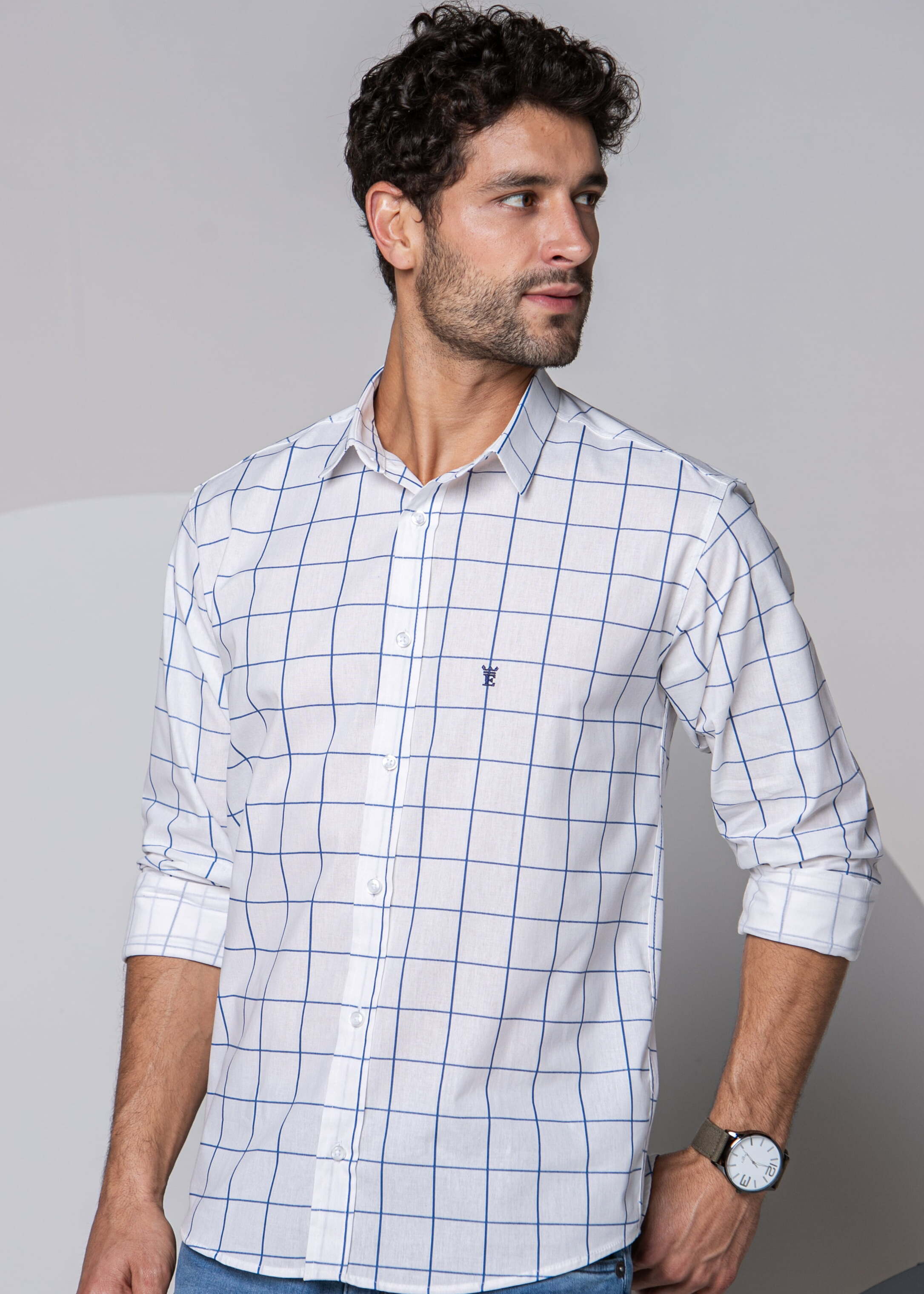 camisa xadrez masculina cores