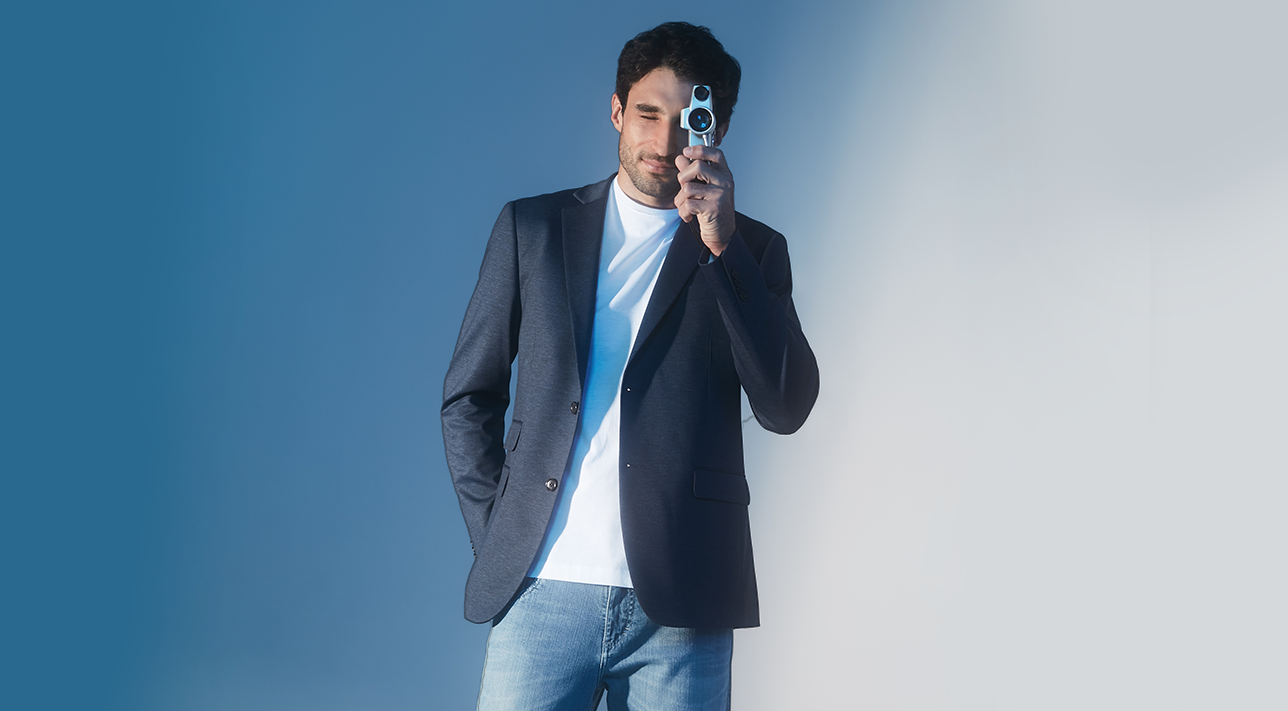 blazer azul escuro trabalho