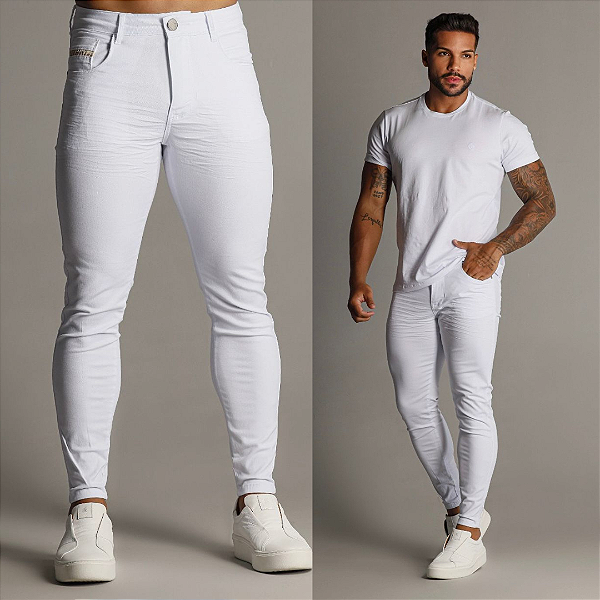 calça branca masculina verão