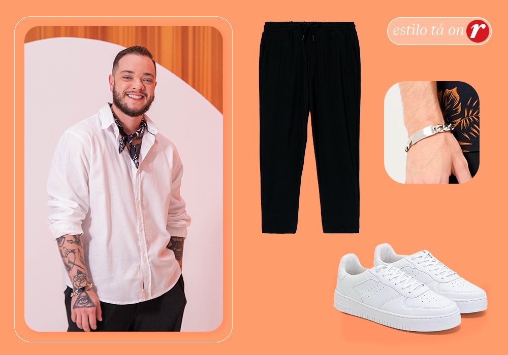 calça branca masculina slim