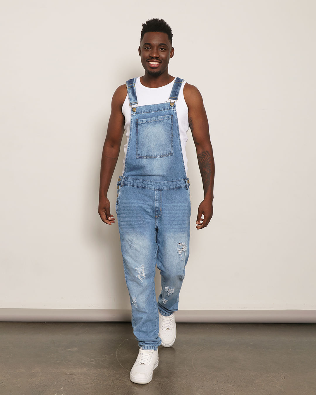 macacão overall masculino