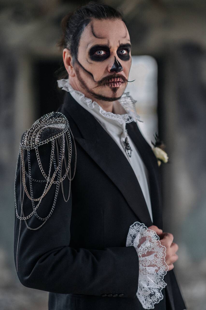 maquiagem punk masculina
